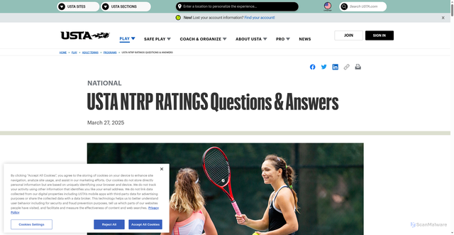 Security scan screenshot of https://www.usta.com/en/home/play/adult-tennis/programs/national/usta-ntrp-ratings-faqs.html