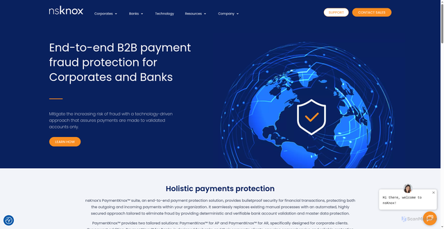 Security scan screenshot of https://nsknox.net