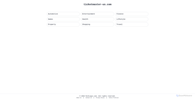 Security scan screenshot of https://www.ticketmaster-us.com/