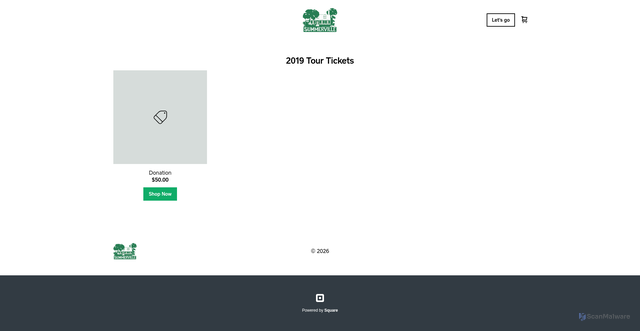 Security scan screenshot of https://summervilleaugusta.square.site/