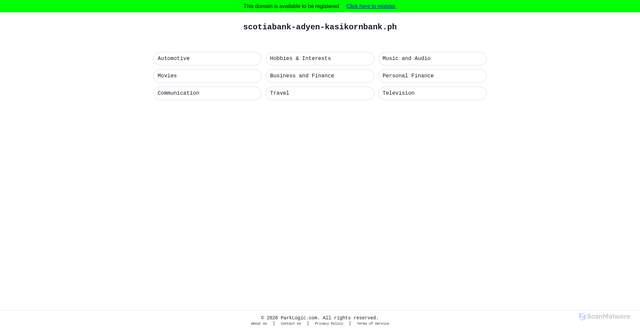 Security scan screenshot of parking3.parklogic.com