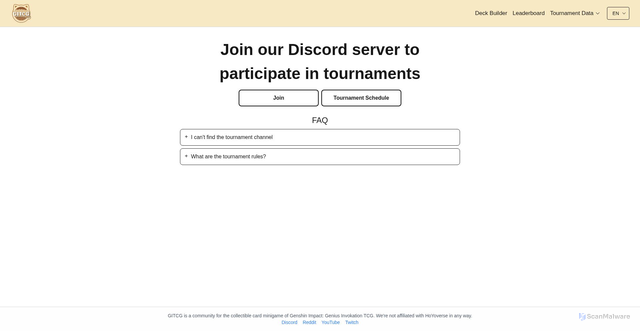 Security scan screenshot of https://gitcg-peh1z4mtrr.edgeone.dev/