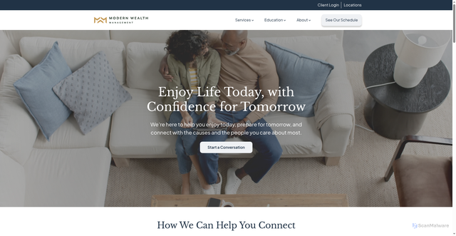 Security scan screenshot of https://www.modwm.com
