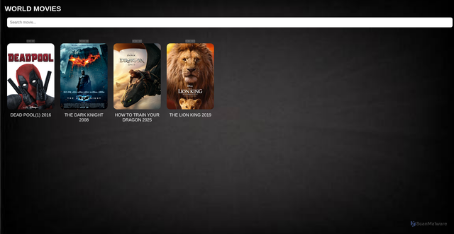 Security scan screenshot of https://worldmoviesone-7cz5245k6m.edgeone.app/