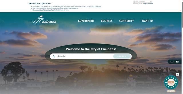 Security scan screenshot of https://www.encinitasca.gov/
