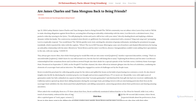 Security scan screenshot of https://sinardjajacannhugo-k77wcra0vq.edgeone.app/18152-are-james-charles-and-tana-mongeau-back-to-being-friends.html