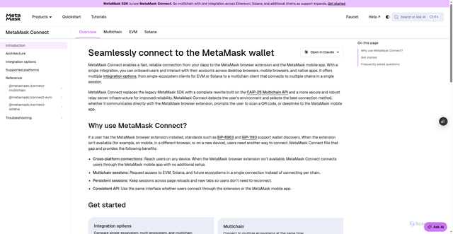 Security scan screenshot of http://metamask-docs-4q672pqsp-consensys-ddffed67.vercel.app/metamask-connect