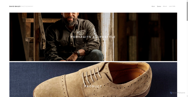 Security scan screenshot of https://www.davidbaileyphotography.com/