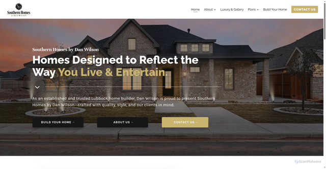 Security scan screenshot of https://southernhomes-update-dev-919222.emwdev.com/