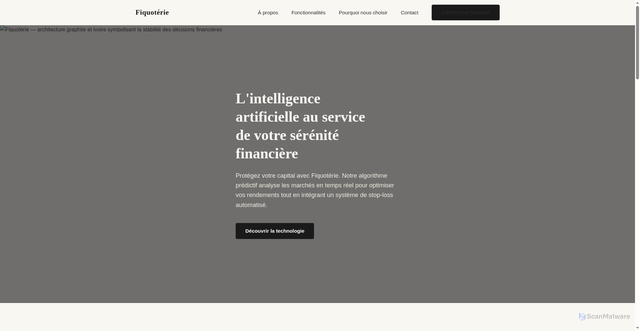 Security scan screenshot of https://www.fiquoterie.net/