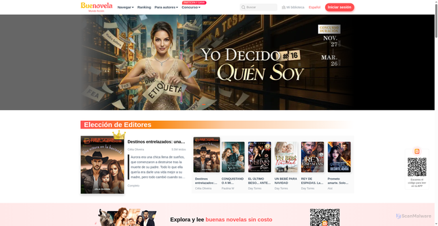 Security scan screenshot of https://api-akm.buenovela.com