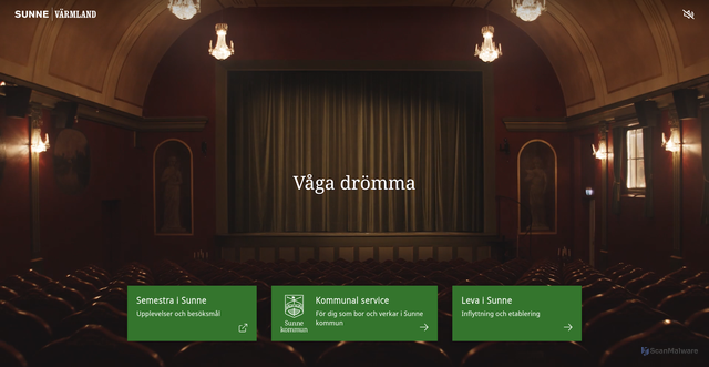 Security scan screenshot of https://www.sunne.se/
