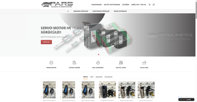 Security scan screenshot of https://www.parsrulman.com