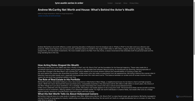 Security scan screenshot of https://rantautrendhub-dpvxrf54kad0.edgeone.app/andrew-mccarthy-net-worth-and-house.html