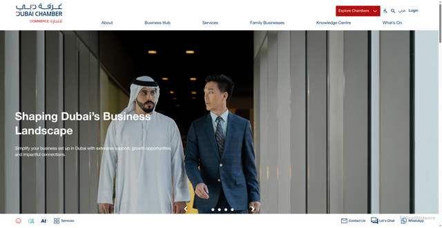Security scan screenshot of https://www.dubaichambercommerce.com/en/