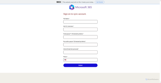 Security scan screenshot of https://truongthuyngan101.wixsite.com/my-site-1