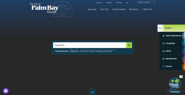 Security scan screenshot of https://www.palmbayfl.gov/