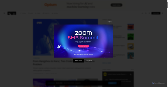Security scan screenshot of https://analyticsindiamag.com
