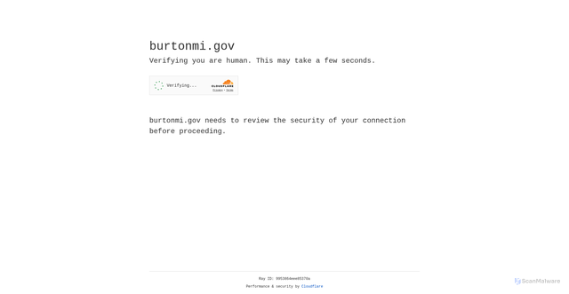 Security scan screenshot of https://burtonmi.gov/