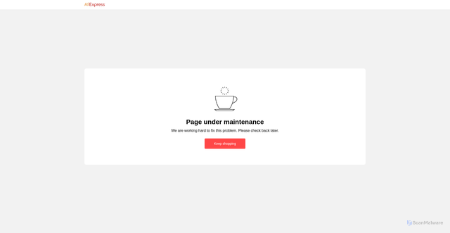 Security scan screenshot of https://api.aliexpress.com