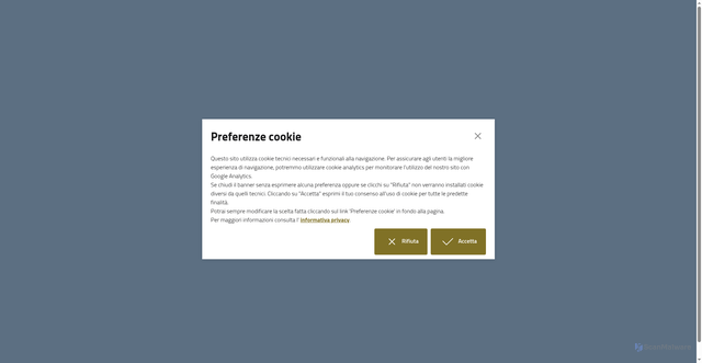 Security scan screenshot of https://www.comune.monterotondomarittimo.gr.it