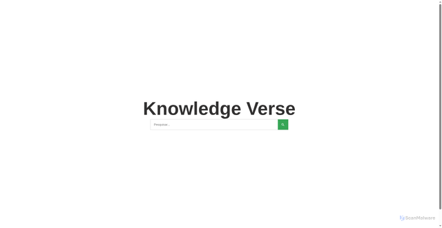 Security scan screenshot of https://knowledgeverse.org