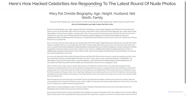 Security scan screenshot of https://ivecoaifositus-4g32i8piwg.edgeone.app/3087-mary-pat-christie-biography-age-height-husband-net-worth-family.html