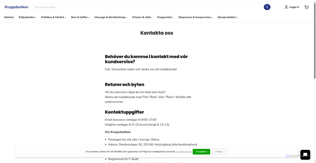 Security scan screenshot of a.klaviyo.com