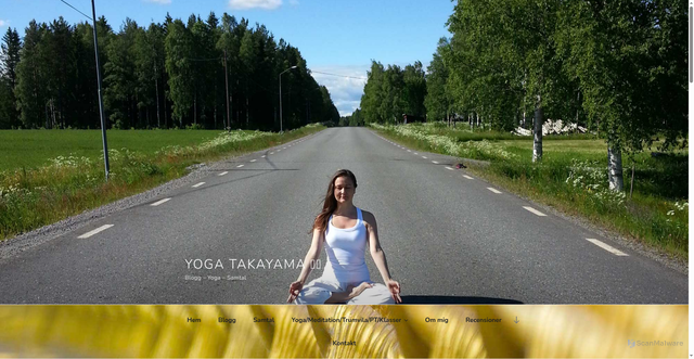 Security scan screenshot of https://yogatakayama.se
