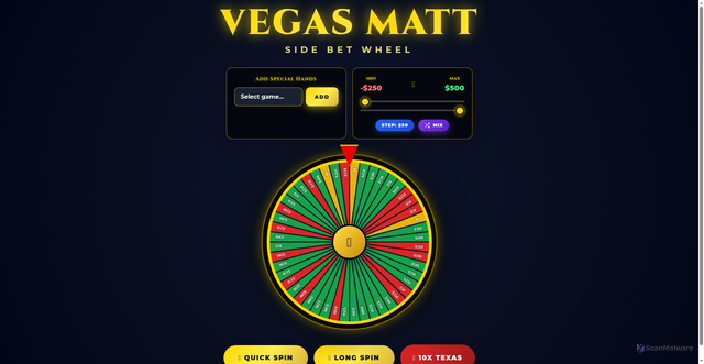 Security scan screenshot of https://vegas-matt-wheel-uzqwnliy9r.edgeone.app/