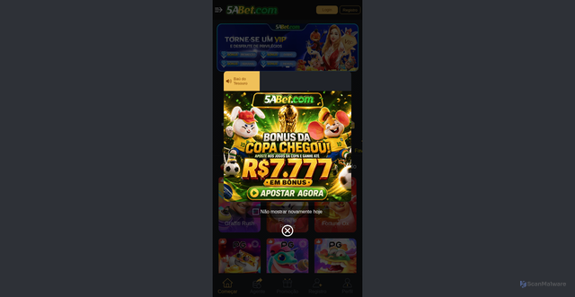 Security scan screenshot of http://5abett.vip/