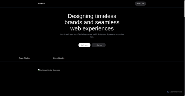Security scan screenshot of https://bragstudio.xyz/