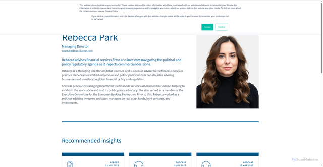 Security scan screenshot of https://www.global-counsel.com/about/our-people/rebecca-park
