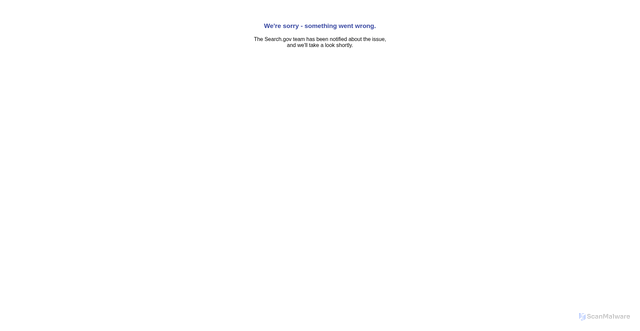 Security scan screenshot of https://secsearch.sec.gov