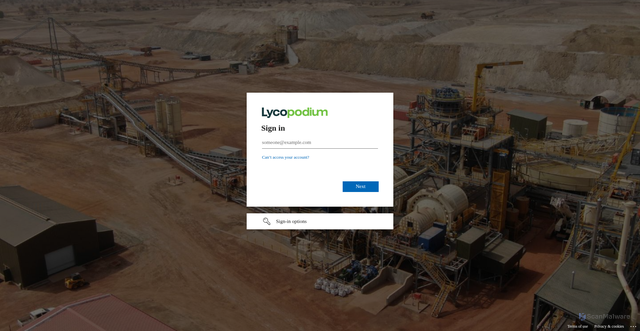 Security scan screenshot of https://lyco365.sharepoint.com