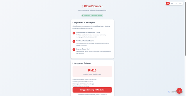 Security scan screenshot of https://cloud-connect-mq05xd6kso.edgeone.app/