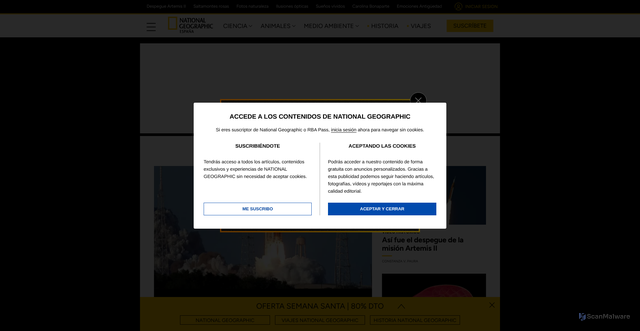 Security scan screenshot of https://www.nationalgeographicla.com/historia/2023/04/que-se-recuerda-el-jueves-y-viernes-santo