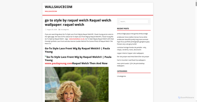 Security scan screenshot of https://wallsaucecom.pages.dev/post/go-to-style-by-raquel-welch/