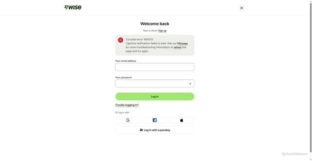 Security scan screenshot of http://banking.whoherbert.org/