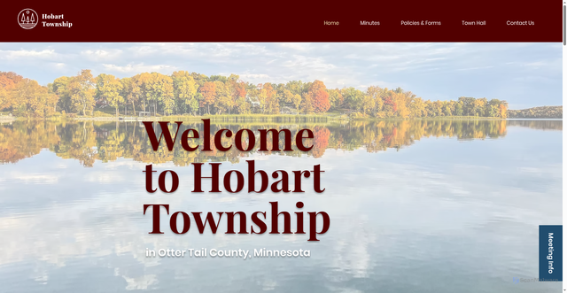 Security scan screenshot of https://www.hobartmn.gov/