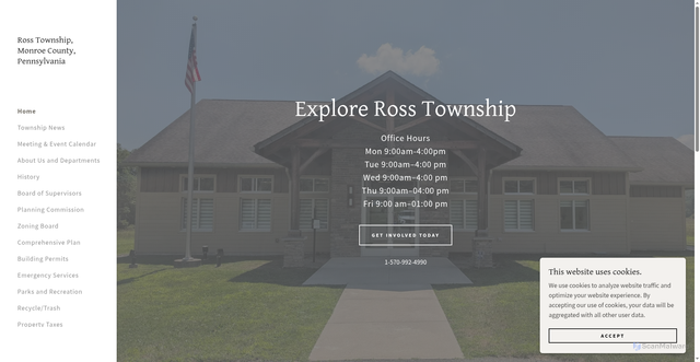 Security scan screenshot of https://rosstwpmcpa.gov/