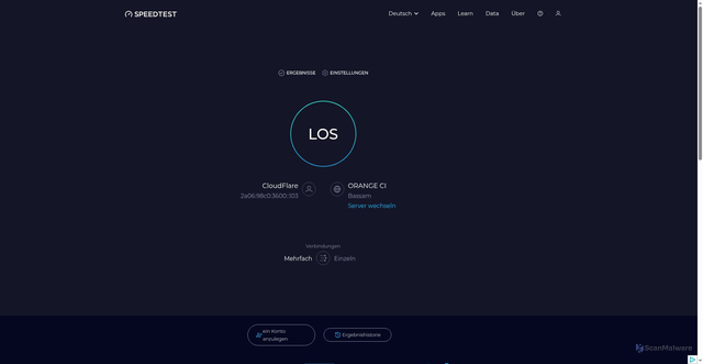 Security scan screenshot of https://elevenm.pages.dev/de