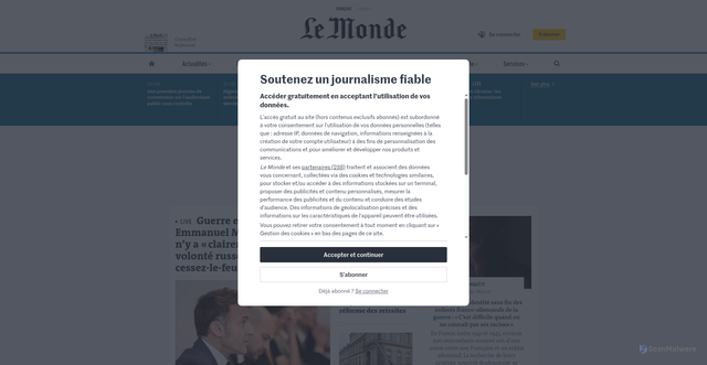 Security scan screenshot of https://sanefautoroutes-client.com/