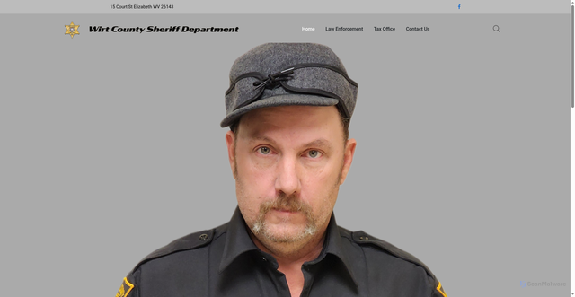 Security scan screenshot of https://wirtcountywvsheriff.gov/
