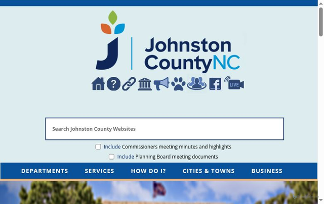 Security scan screenshot of https://johnstonnc.gov/