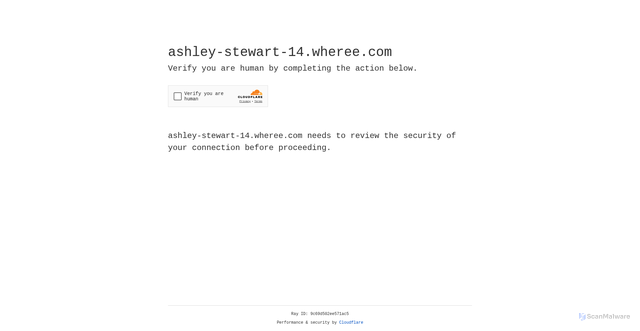 Security scan screenshot of https://ashley-stewart-14.wheree.com/