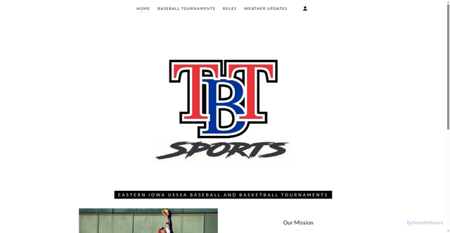 Security scan screenshot of https://tbtsports.com/