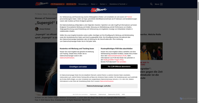 Security scan screenshot of https://www.tvmovie.de/news/supergirl-ende-erklaert-gibt-es-eine-post-credits-szene-159379