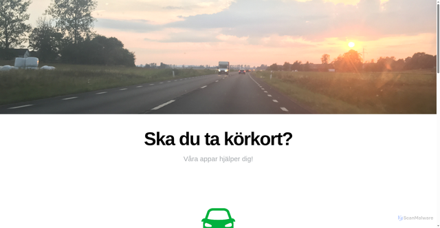Security scan screenshot of https://trafikappar.se/
