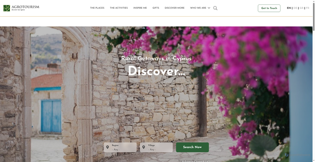 Security scan screenshot of https://agrotourism.com.cy